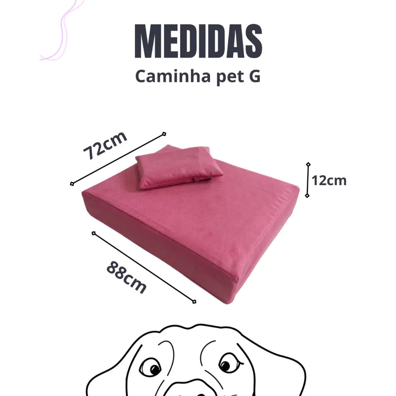 Cama Pet Impermeável para Cachorros e Gatos