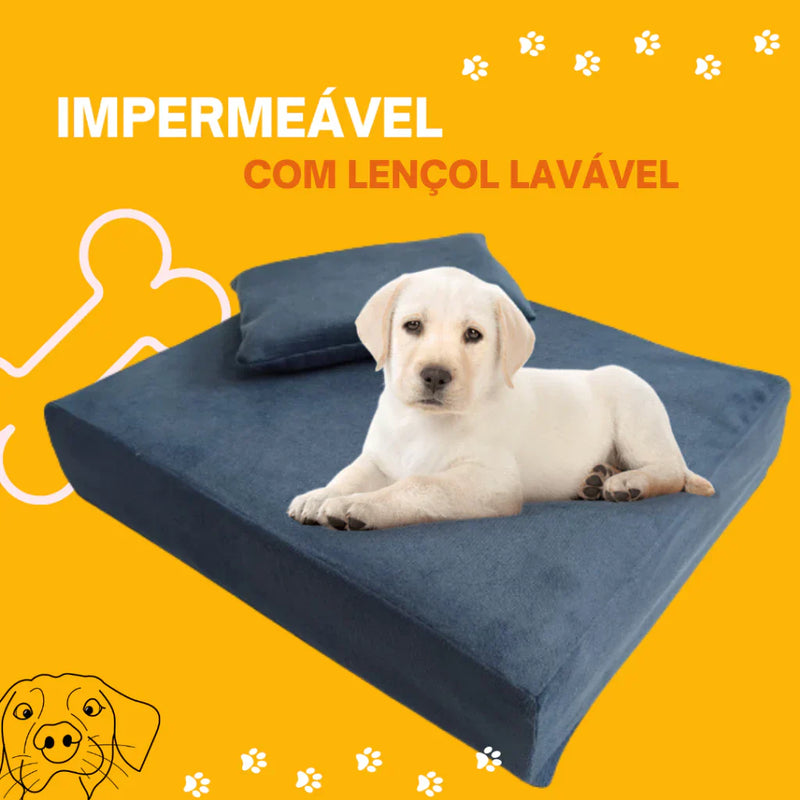 Cama Pet Impermeável para Cachorros e Gatos