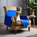 Protetor De Sofá Para Cães E Gatos. Contra Pelos E Liquidos - 135x135cm - Decorativa e Impermeável