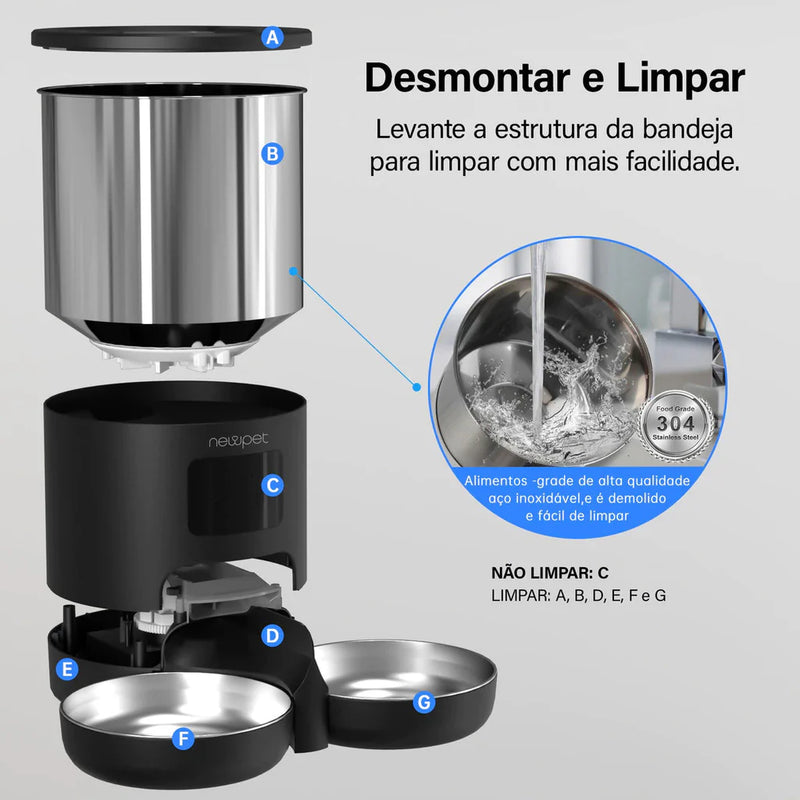 Alimentador Automático Inteligente NewPet 5L
