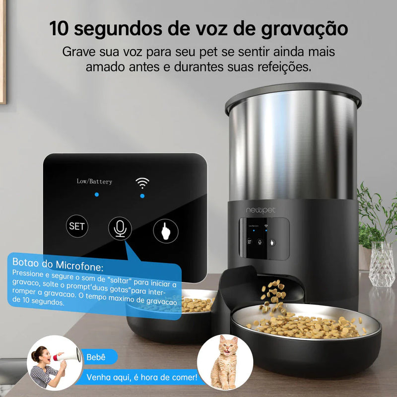 Alimentador Automático Inteligente NewPet 5L